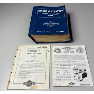 Briggs & Stratton Parts And Service Data Book 1973 4i